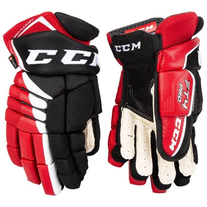 CCM JetSpeed FT4 Pro Junior Hockey Gloves 3 CCM JetSpeed FT4 Pro Junior Hockey Gloves - Image 3